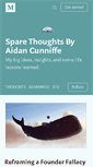 Mobile Screenshot of aidancunniffe.com